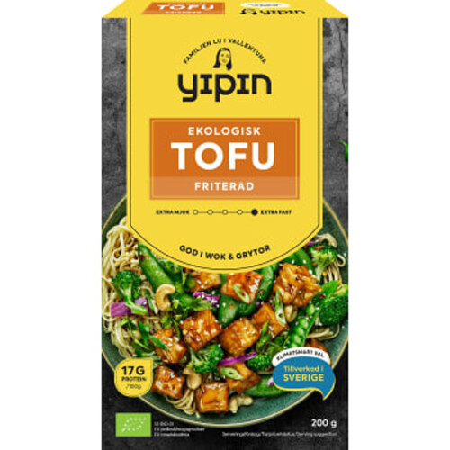Tofu Friterad Ekologisk 200g YiPin