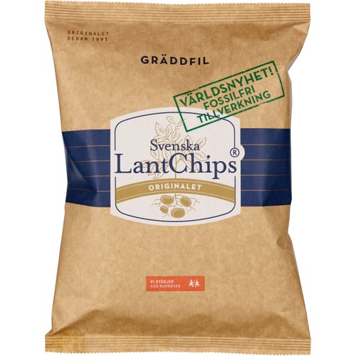 Potatischips Gräddfil 200g LantChips