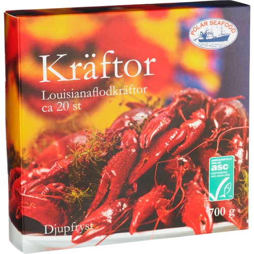 Kräftor Louisianaflodkräftor 700g Polar Seafood