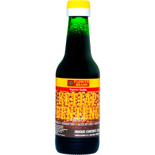 Sojasås Ketjap Asin 250ml Flower Brand