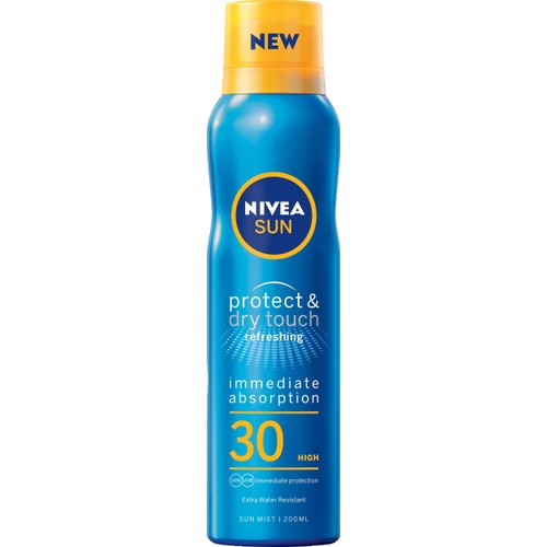 Solspray Protect & Dry Touch Sun Mist SPF30 200ml Nivea Sun