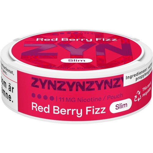 Zyn Red Berry Fizz Slim 11mg S4 13.6g