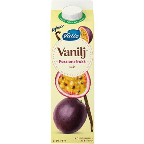 Vaniljyoghurt Passionsfrukt Valio