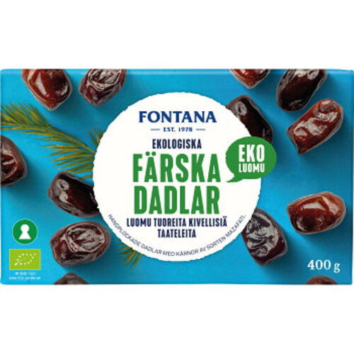 Dadlar Ekologisk 400g Klass 1