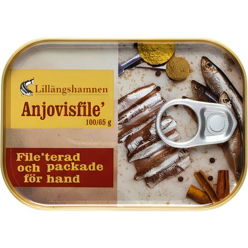 Anjovisfilé 100g Lillängshamnen