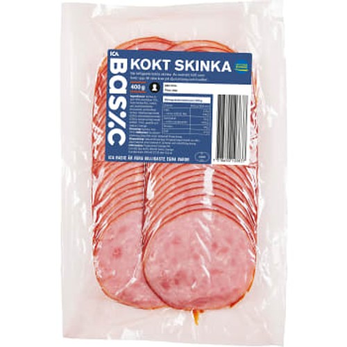 Skinka Kokt 400g ICA Basic