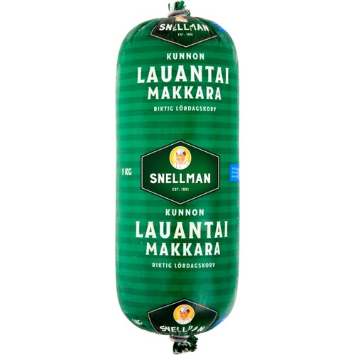 Lördagskorv Riktig 1kg Snellman