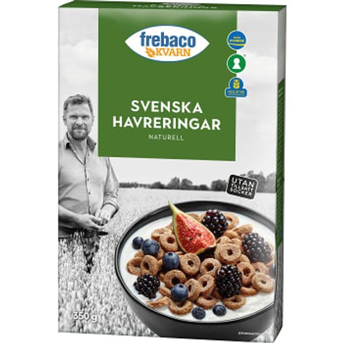 Havreringar Fullkorn 350g Frebaco