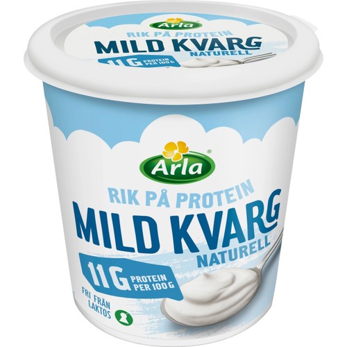 Kvarg Mild Naturell 0,2% Laktosfri 1000g Arla®