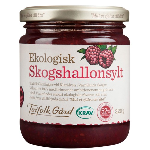 Skogshallonsylt 320g KRAV Torfolk Gård