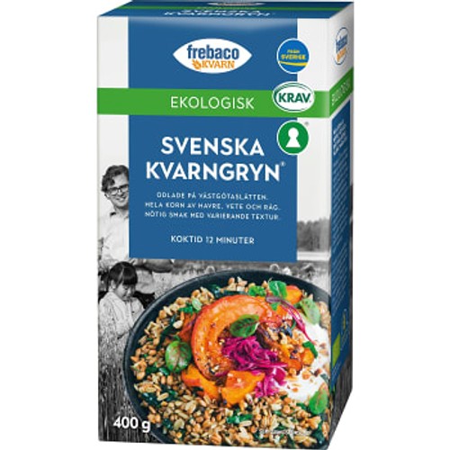 Svenska kvarngryn Ekologisk 400g Frebaco