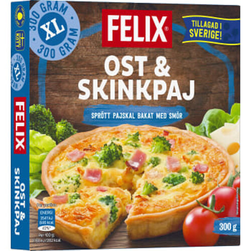 Paj ost & skinka XL Fryst 300g Felix