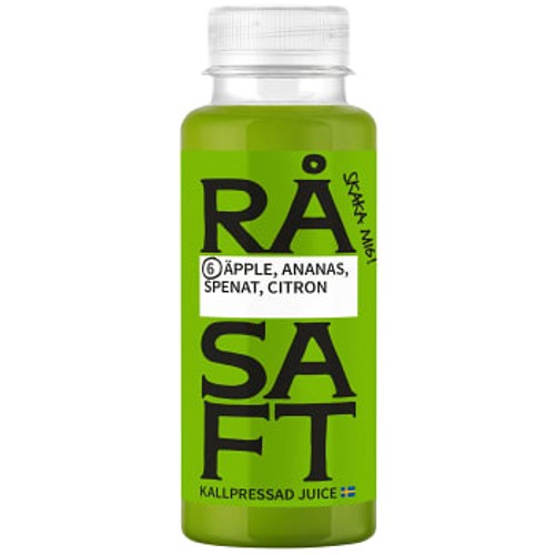 Juice Spenat Äpple Ananas 250ml Råsaft