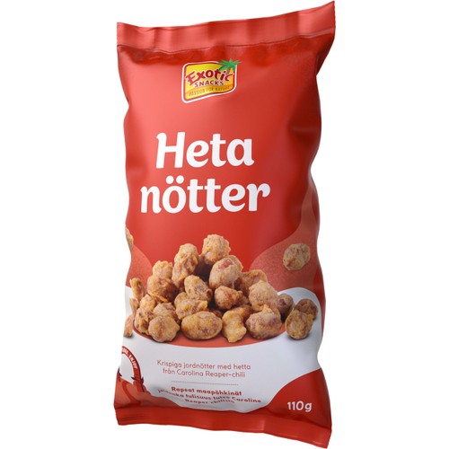 Heta Nötter 110g Exotic Snacks