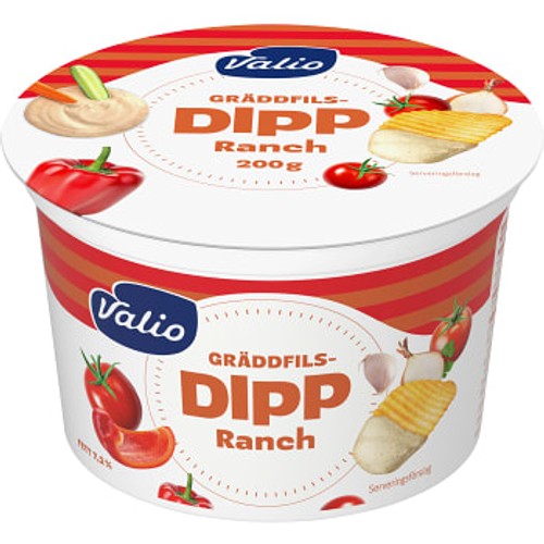 Gräddfilsdipp Ranch 200g Valio