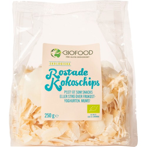 Kokoschips Rostade 250g Biofood