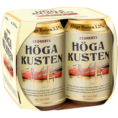 Öl Höga Kusten 3,5% 33cl 4-p Zeunerts