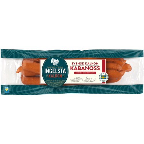 Kalkonkorv Kabonoss 300g Ingelsta kalkon