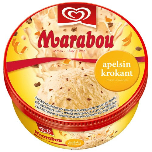 Glass Apelsinkrokant 750ml GB Glace