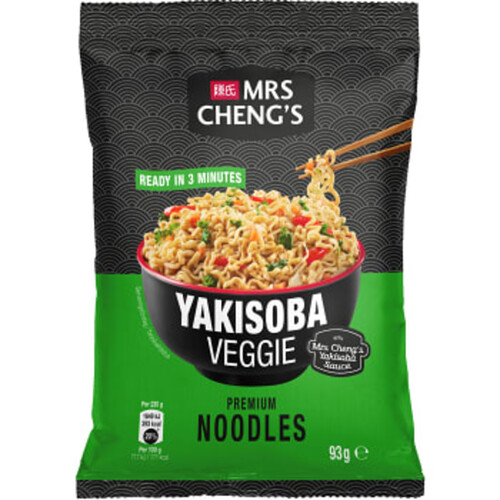 Yakisoba Veggie bag 93g Mrs Chengs