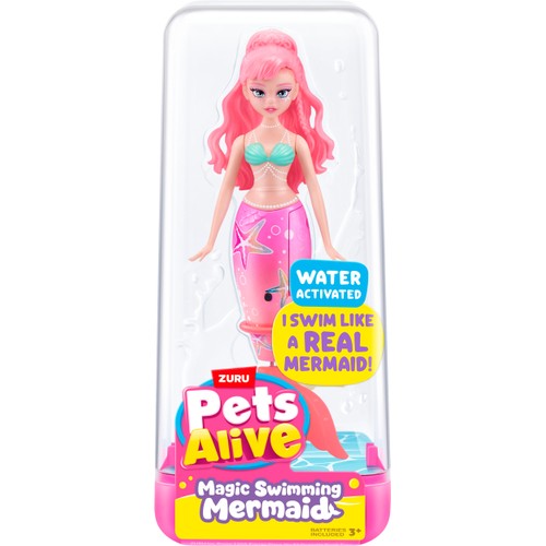 Magic Swimming Mermaid 16cm 1-p Pets Alive