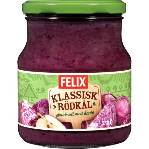 Klassisk Rödkål 550g Felix