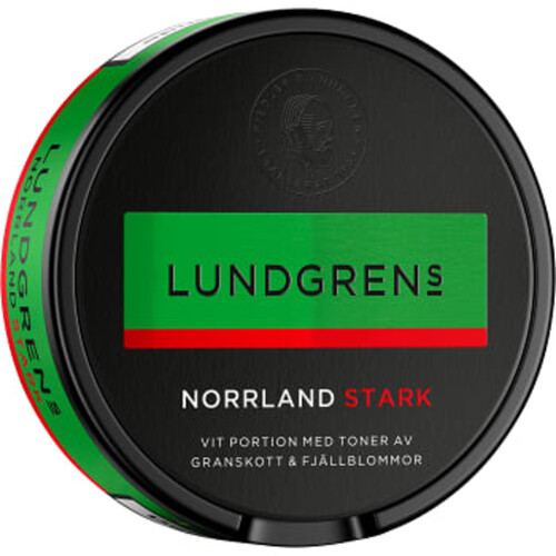 Portionssnus Norrland Stark 1-p Lundgrens
