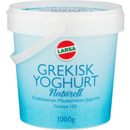 Grekisk Yoghurt Naturell 10% 1000g Larsa Foods