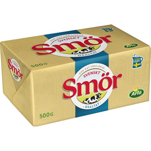 Smör Osaltat Svenskt 82% 500g Arla®