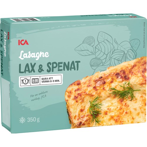 Lasagne lax & spenat 350g ICA