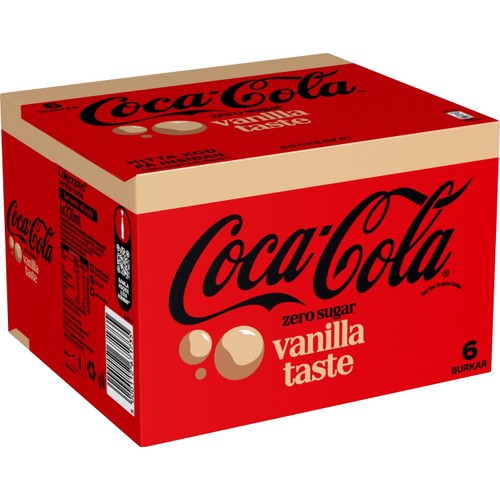 Kolsyrad läskedryck Vanilla 6p 198cl Coca-Cola