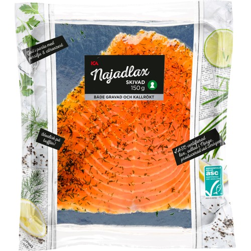 Lax najad 150g Miljömärkt ICA