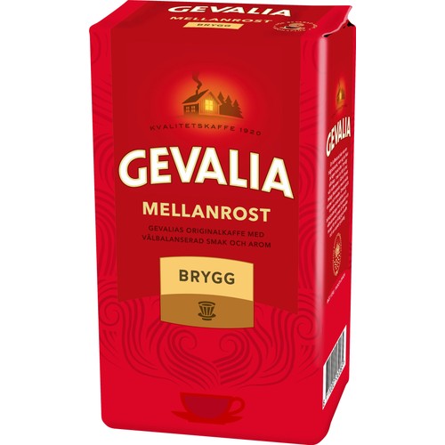 Bryggkaffe Mellanrost 450g Gevalia