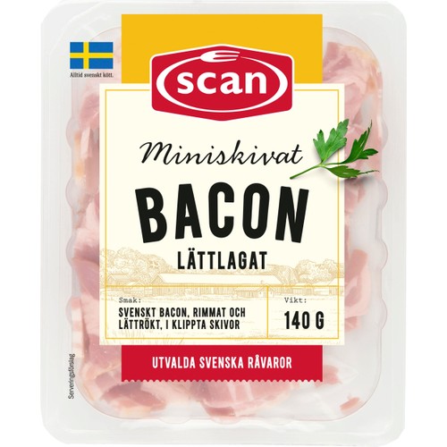 Bacon Miniskivat 140g Scan