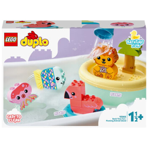 Skoj i badet: Flytande ö med djur 10966 LEGO DUPLO