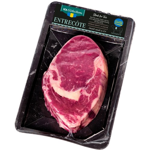 Entrecôte för 2 personer 300g ICA Selection