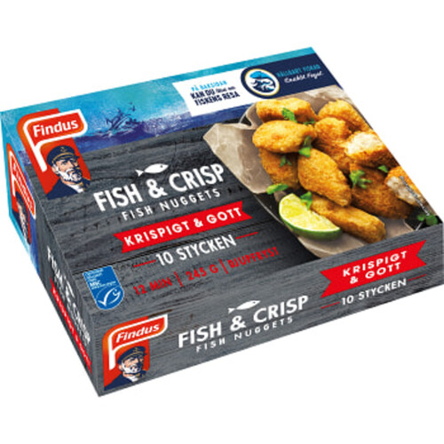 Fish Nuggets Fish & Crisp 10-p Findus