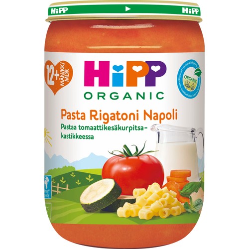 Pasta rigatoni napoli Från 12m Eko 220g Hipp