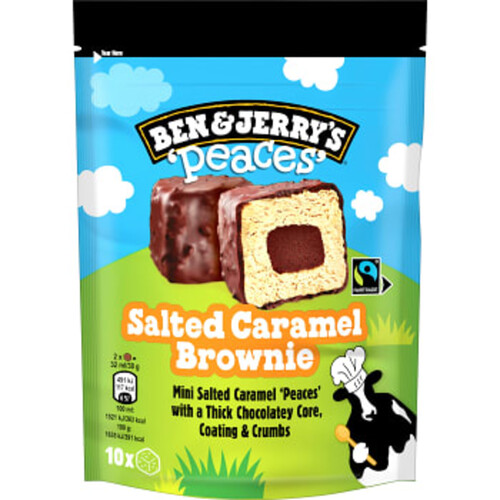 Glass Salted Caramel Brownie Peaces 160ml Ben & Jerrys