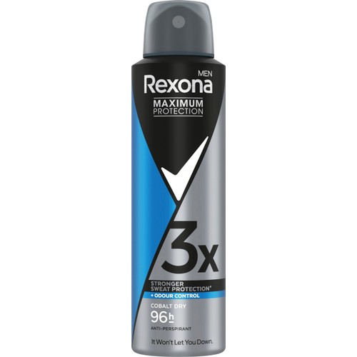 Deodorant Spray 96h Men Max Protection Cobalt Dry 150ml Rexona