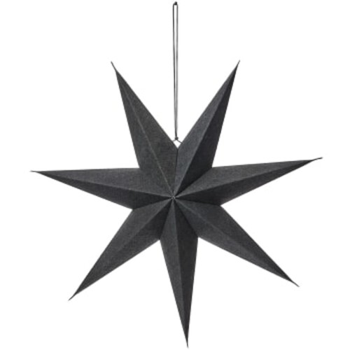 Stjärna Bella 60 cm svart ICA