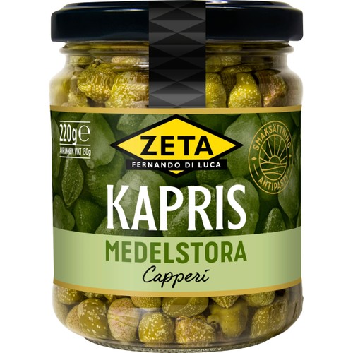 Kapris Medelstora 220g Zeta
