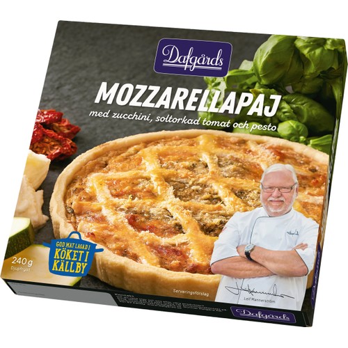 Mozzarellapaj 240g Dafgårds
