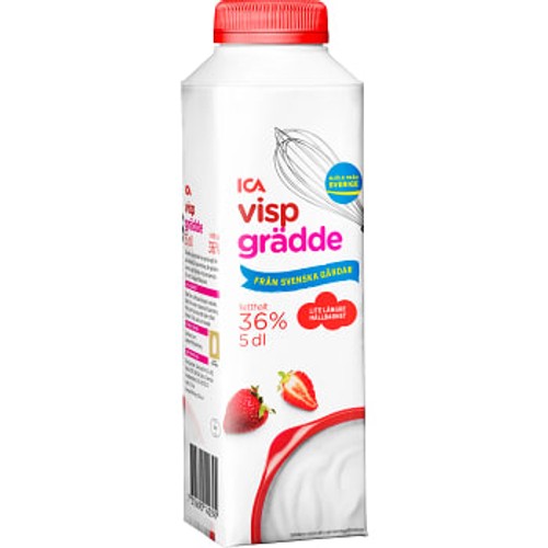 Vispgrädde 36% Längre hållbarhet 5dl ICA