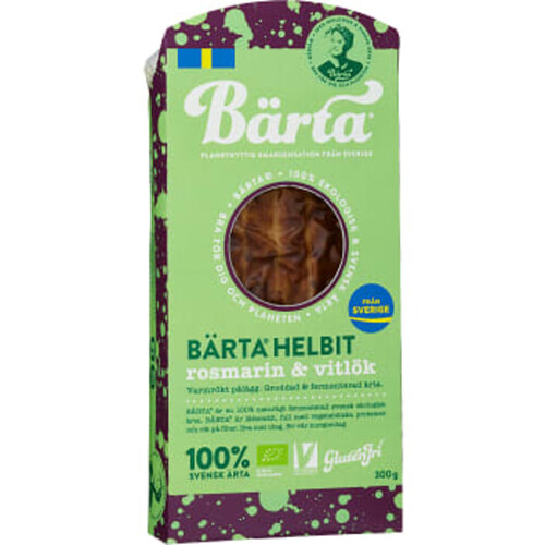 Pålägg rosmarin & vitlök helbit vegansk 300g Bärta