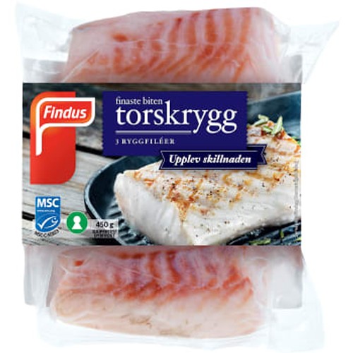 Torskrygg Fryst 450g Findus