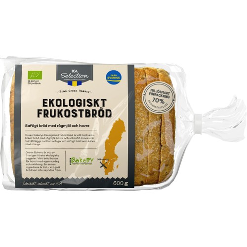 Frukostbröd Ekologiskt 600g ICA Selection