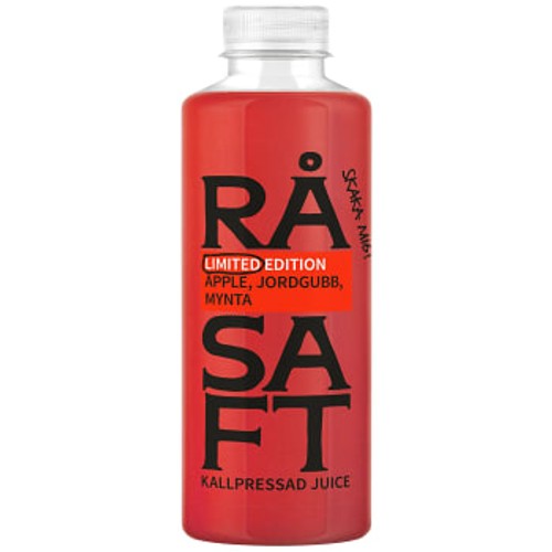 Juice Äpple Jordgubb Mynta LTD 700ml Råsaft