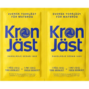 Torrjäst Matbröd 14g 2st Kronjäst