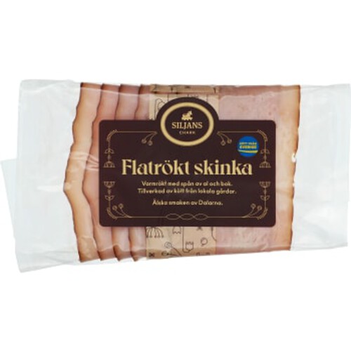 Flatrökt Skinka Skivad 100g Siljans Chark